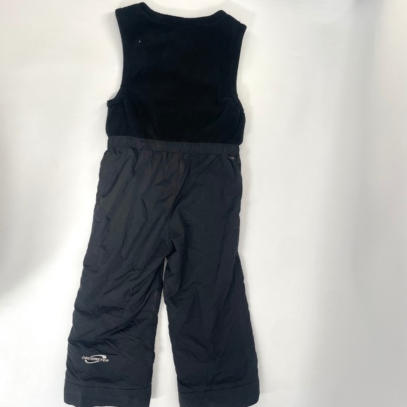 Obermeyer Preschool Size 4 I-Grow Snow Bibs Black Fleece Lined Insulated Pants - Picture 2 of 7